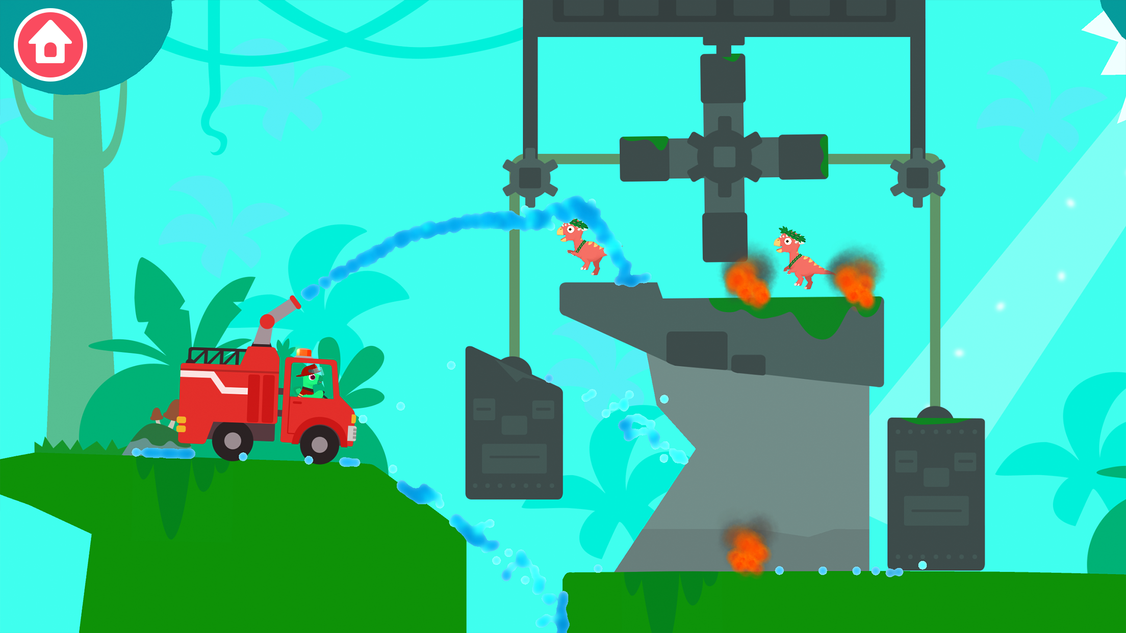 اسکرین شات 6 بازی Dinosaur Fire Truck: for kids