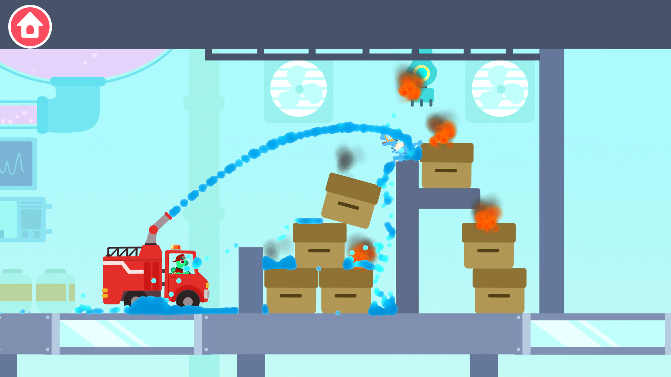 اسکرین شات 8 بازی Dinosaur Fire Truck: for kids