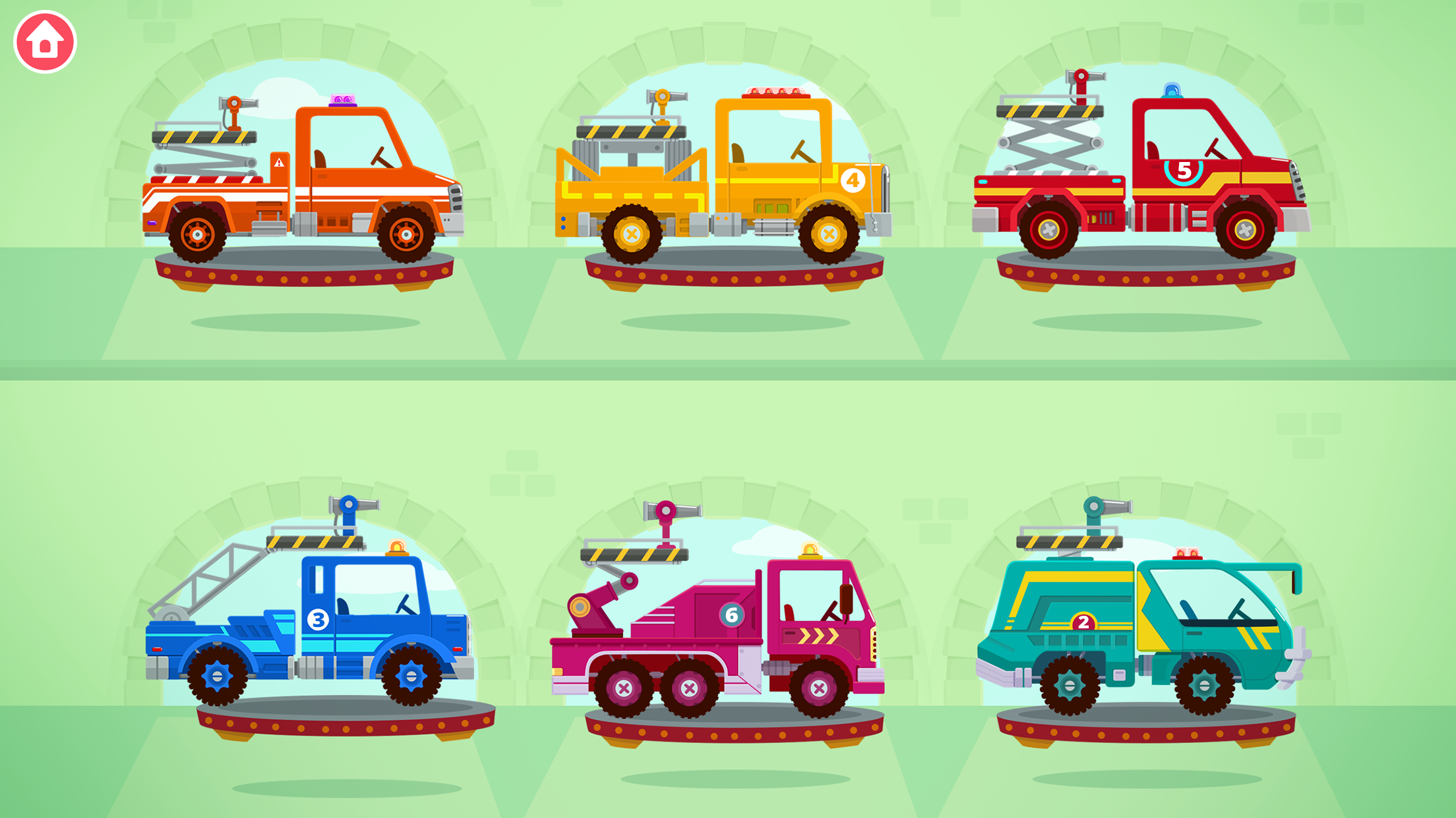 اسکرین شات 5 بازی Fire Truck Rescue - for Kids