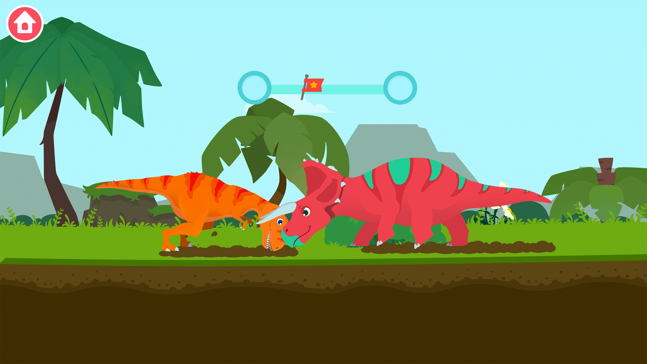 اسکرین شات 4 بازی Dinosaur Island:Games for kids