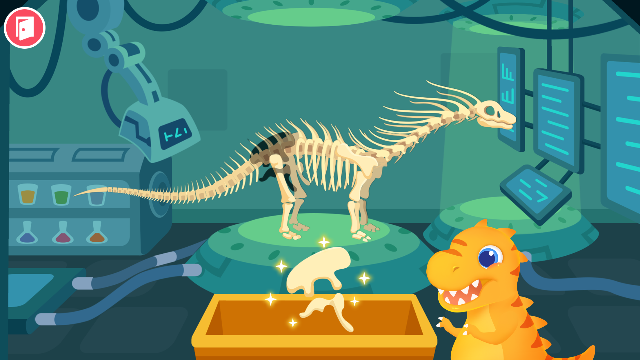 اسکرین شات 2 بازی Dinosaur Park - Games for kids