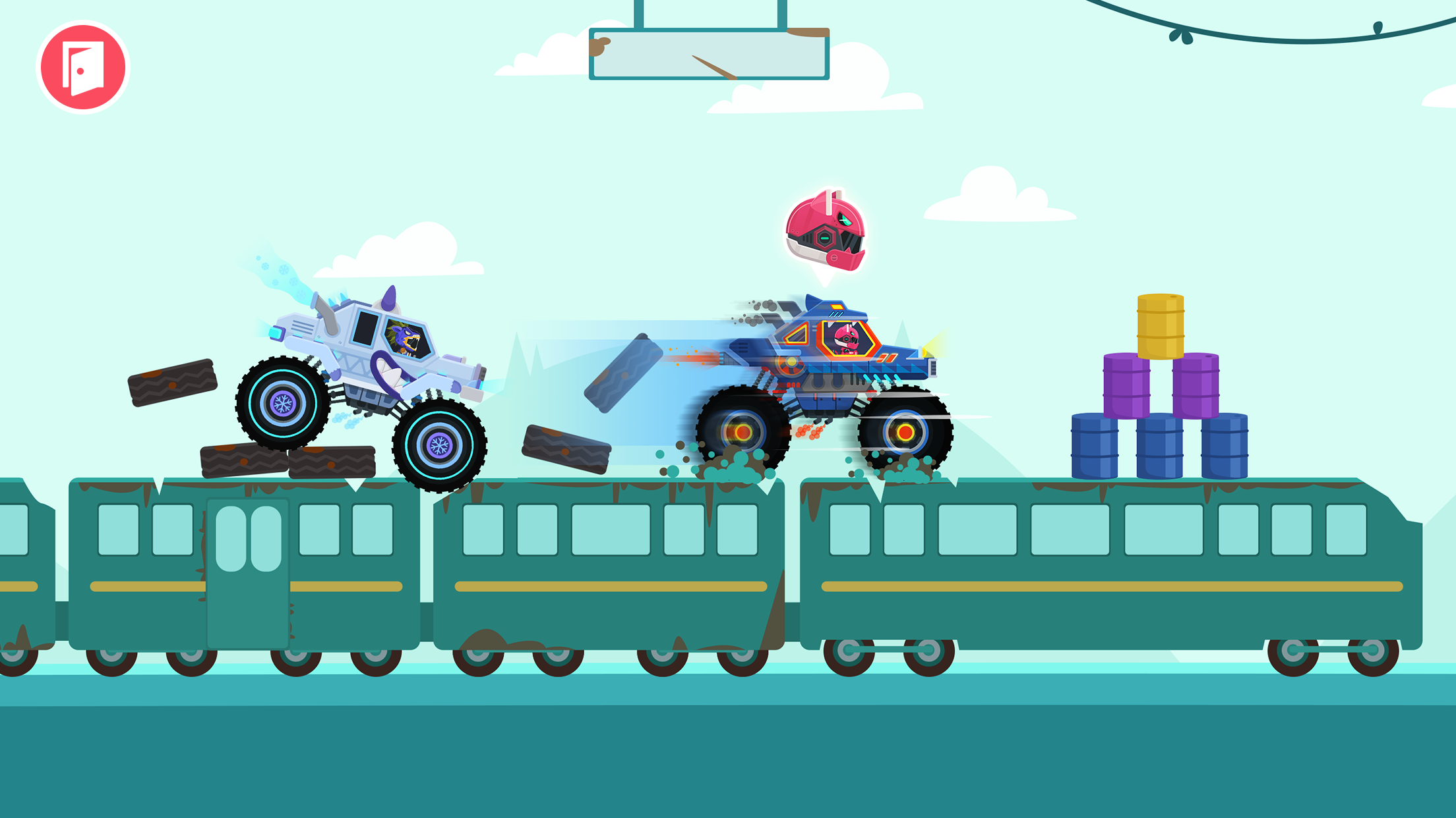 اسکرین شات 8 بازی Monster Truck Go: Kids Racing