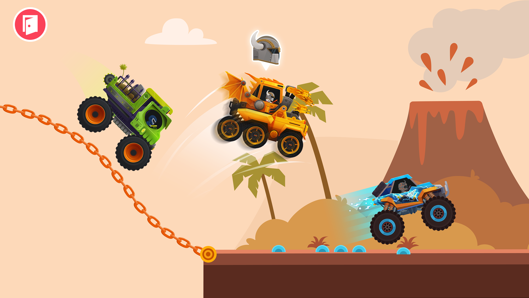 اسکرین شات 6 بازی Monster Truck Go: Kids Racing