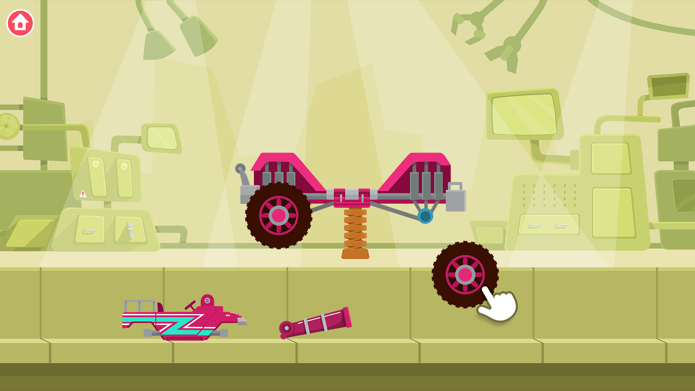 اسکرین شات 4 برنامه Truck Driver - Games for kids