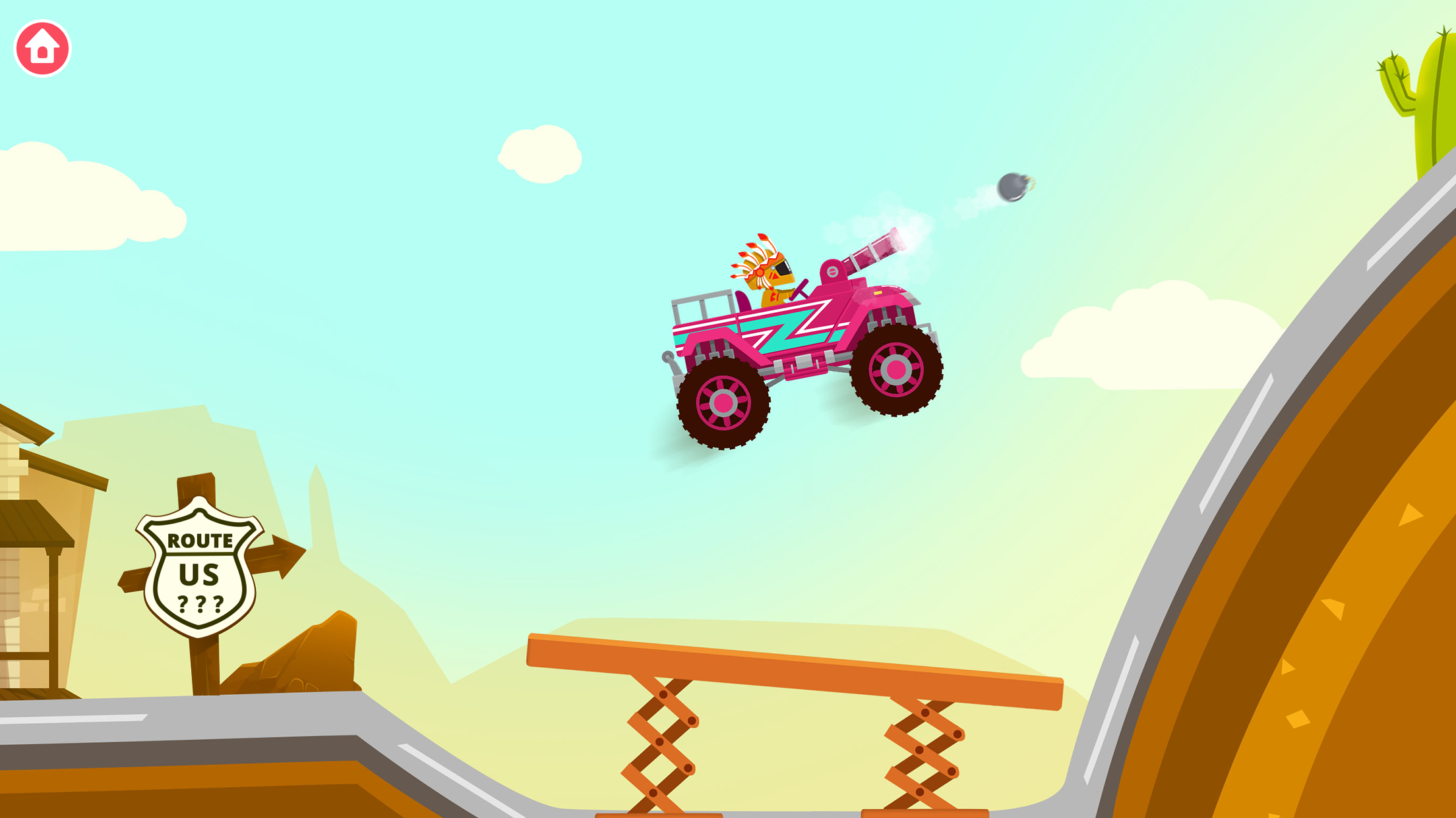 اسکرین شات 3 برنامه Truck Driver - Games for kids