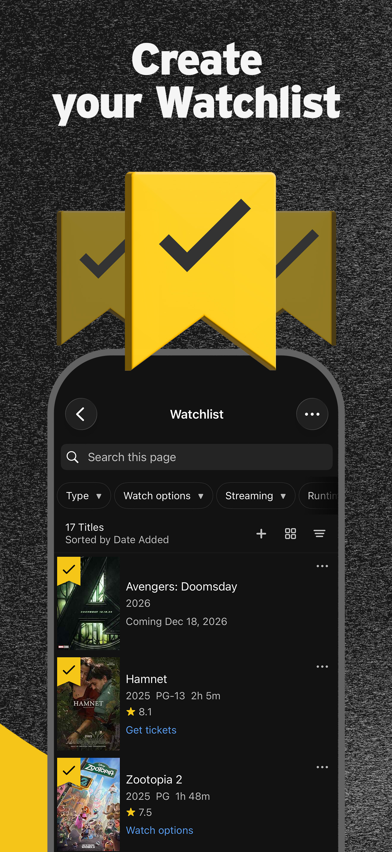 اسکرین شات 4 برنامه IMDb: Movies & TV Shows
