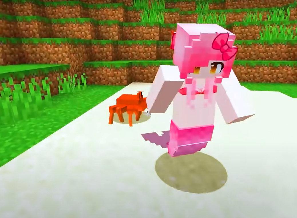 اسکرین شات 1 برنامه Mod Mermaid for mcpe