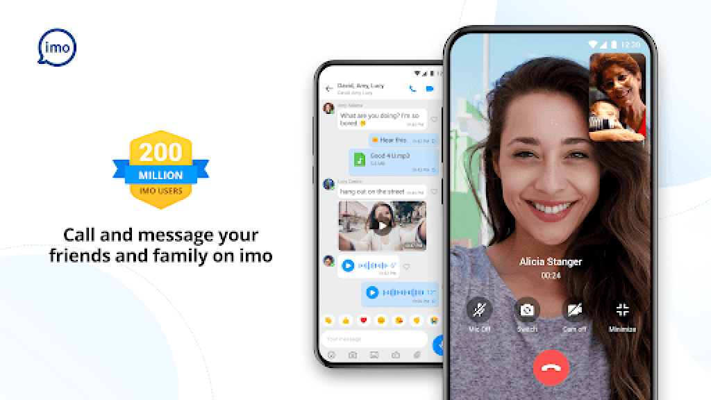 اسکرین شات 1 برنامه imo beta -video calls and chat