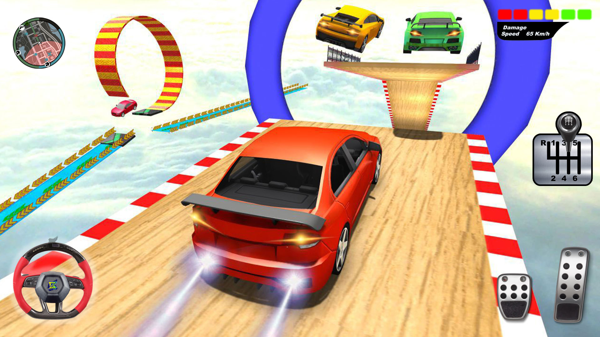اسکرین شات 4 بازی Car Games Ramp Racing Kar Game