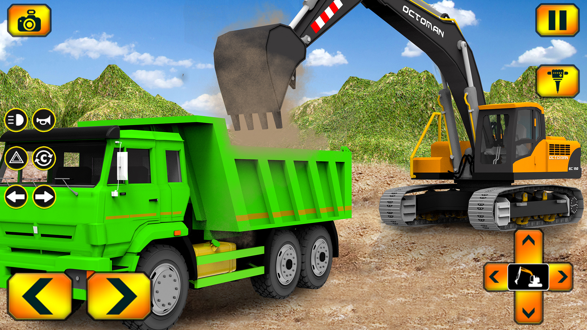 اسکرین شات 1 برنامه Sand Excavator Simulator Games