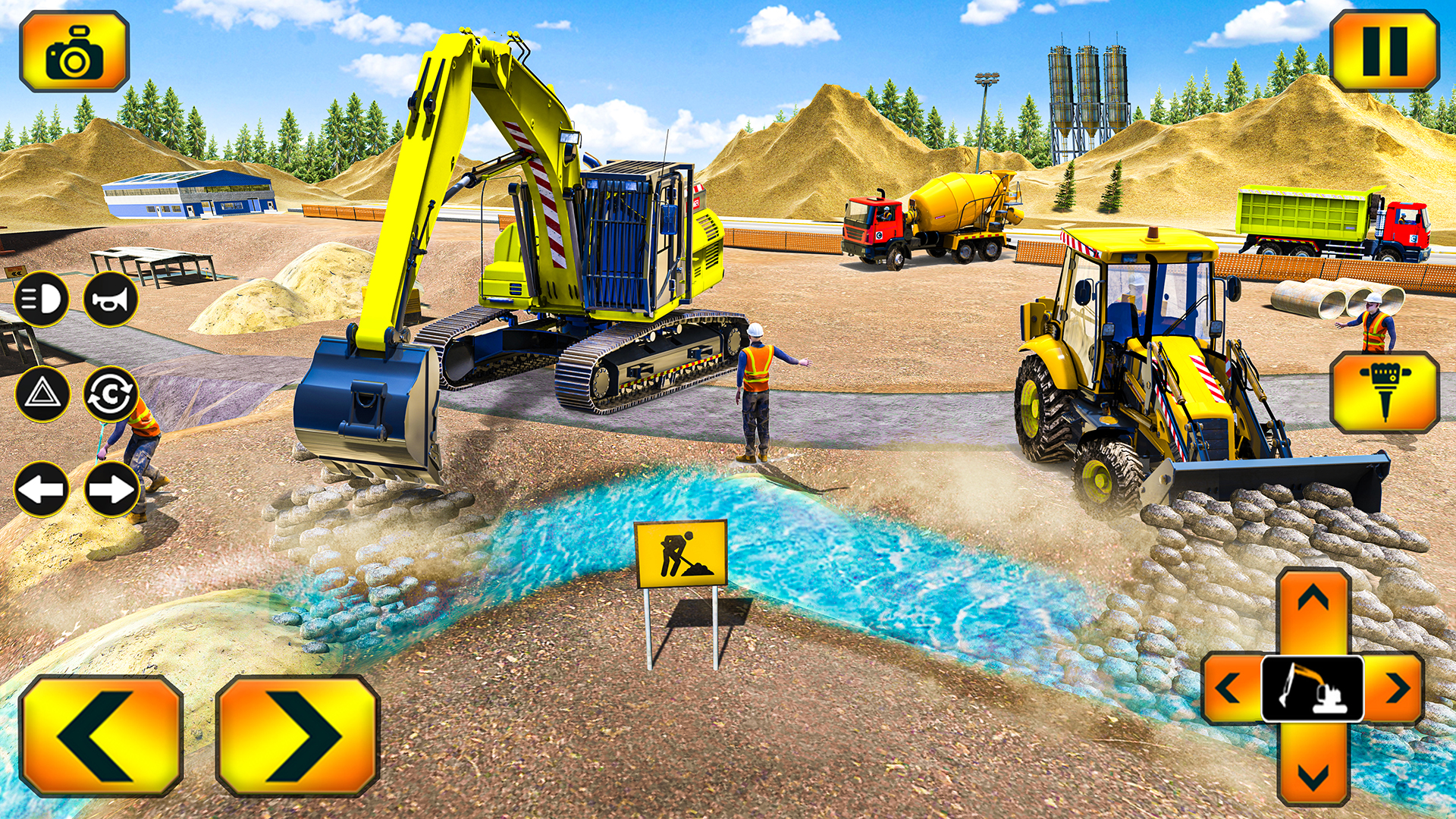 اسکرین شات 6 برنامه Sand Excavator Simulator Games