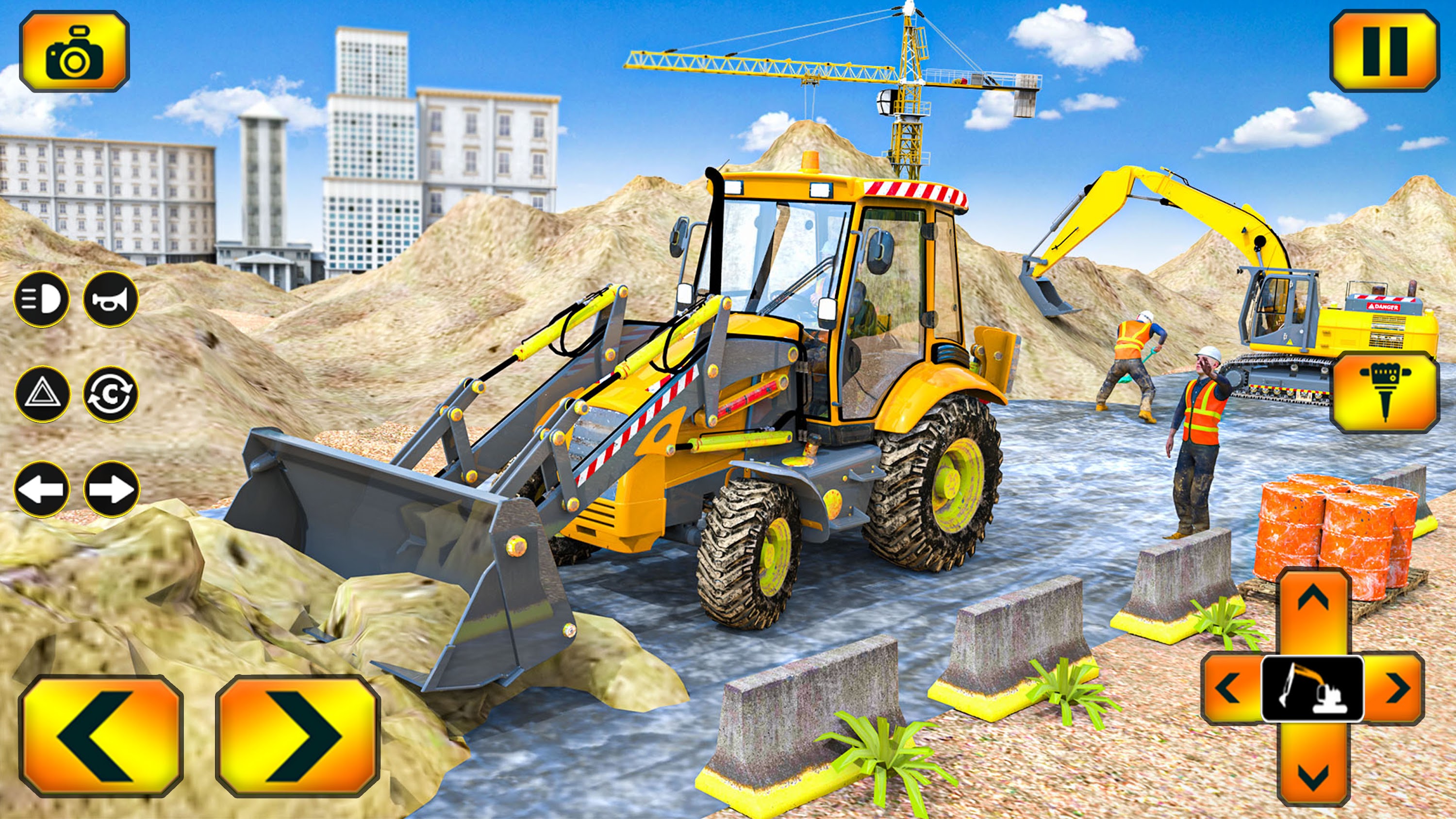 اسکرین شات 4 برنامه Sand Excavator Simulator Games