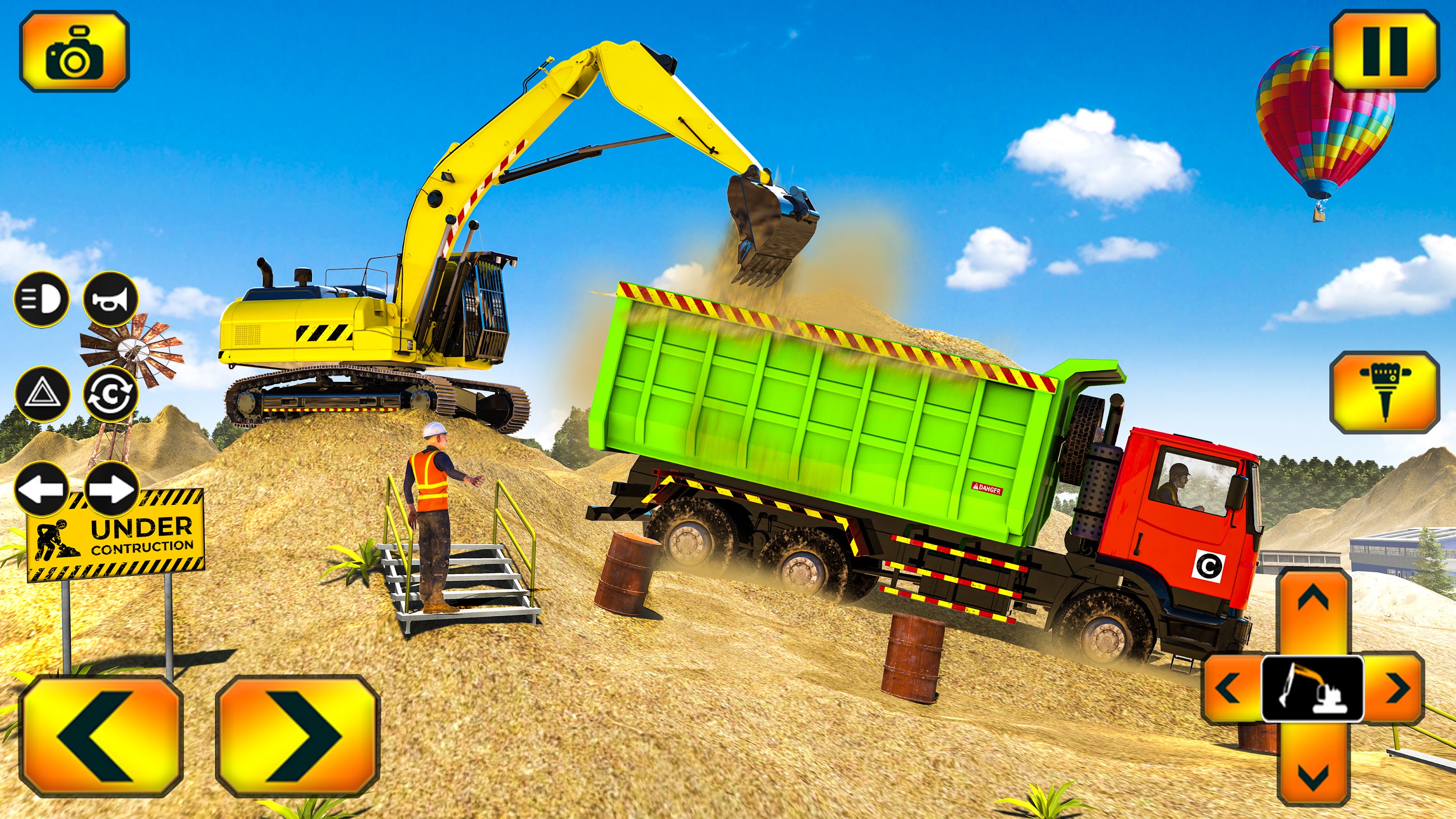 اسکرین شات 5 برنامه Sand Excavator Simulator Games