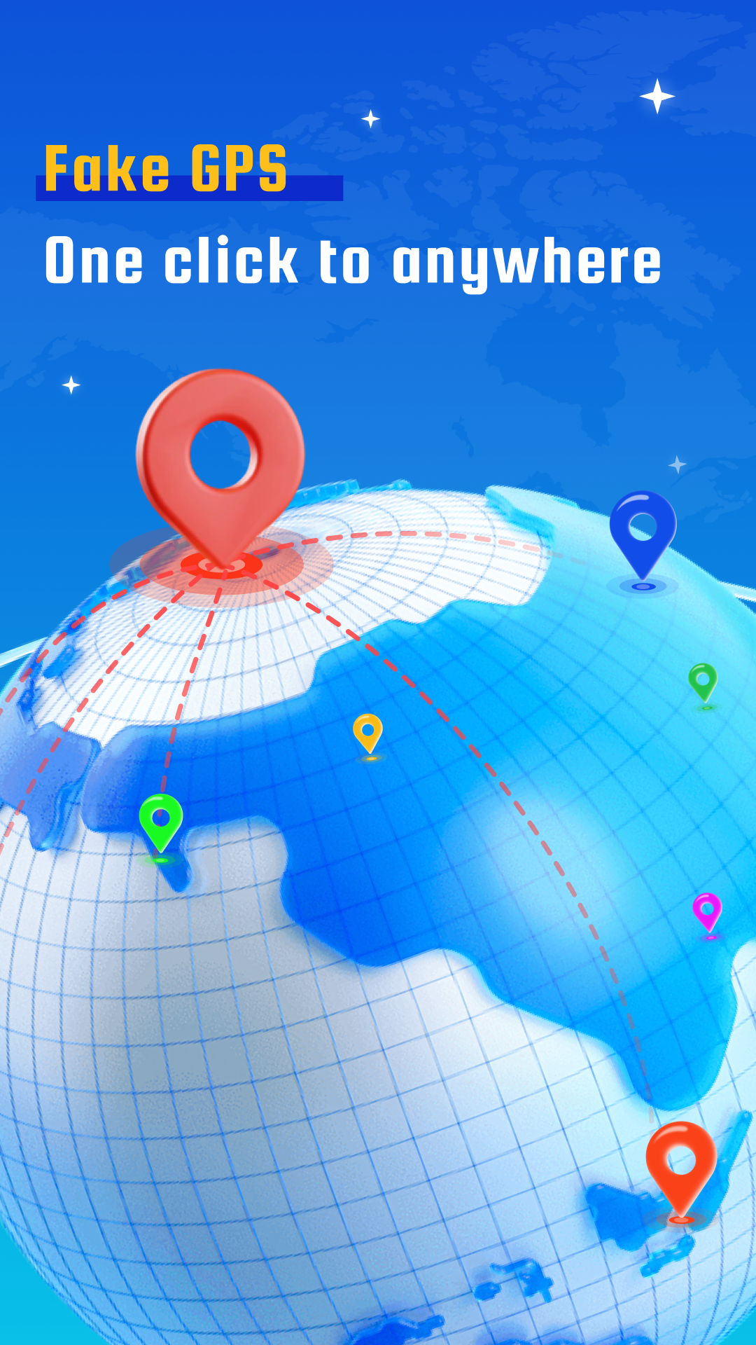 اسکرین شات 1 برنامه Fake Location Spoofer - AnyTo