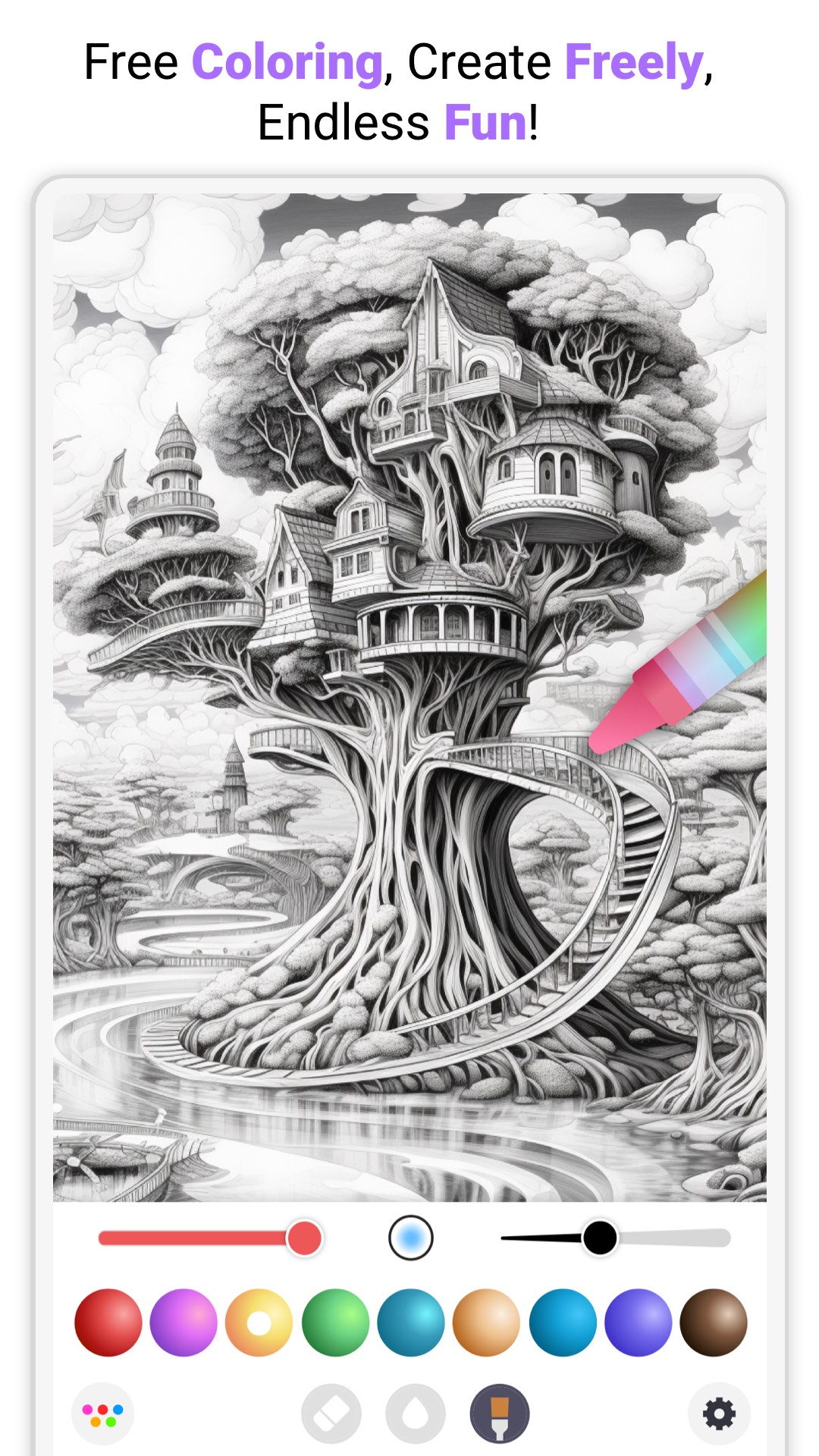 اسکرین شات 1 برنامه InColor™ : Coloring & Drawing