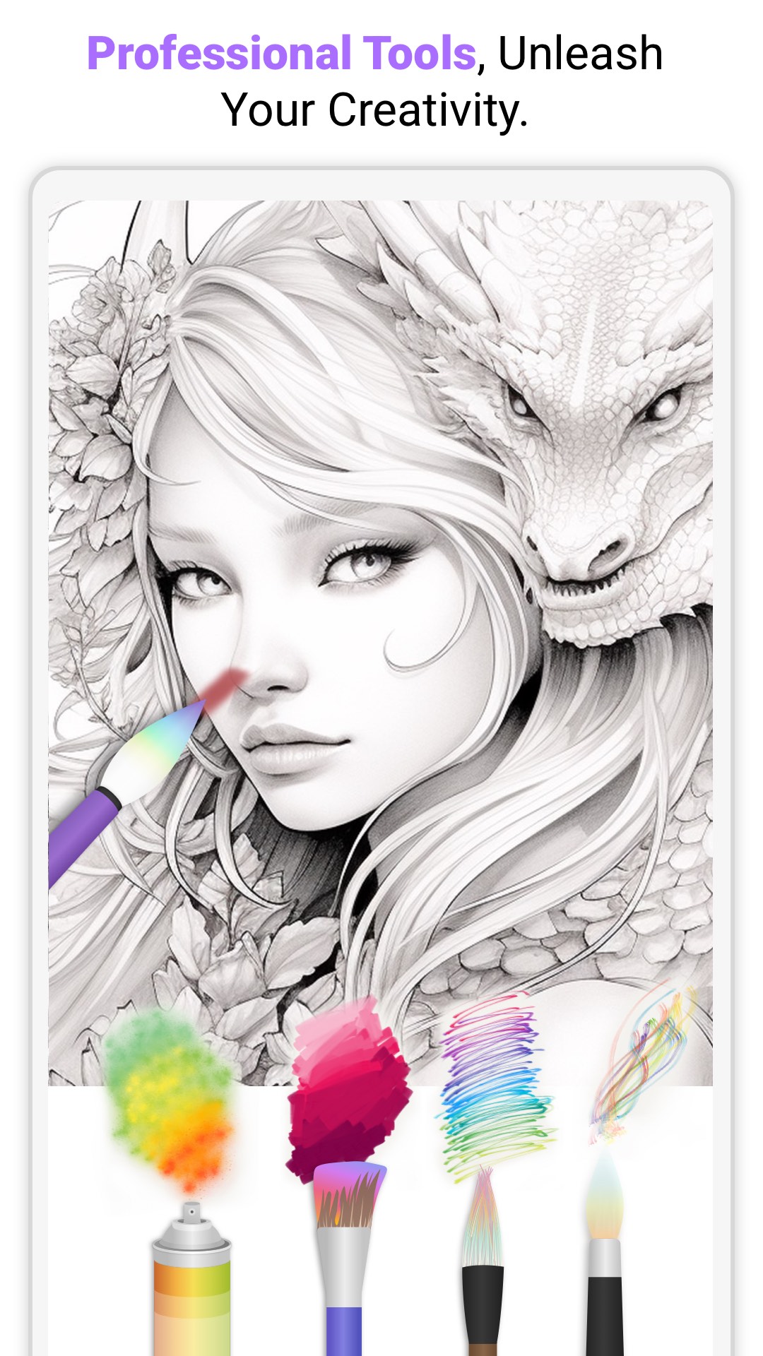 اسکرین شات 4 برنامه InColor™ : Coloring & Drawing
