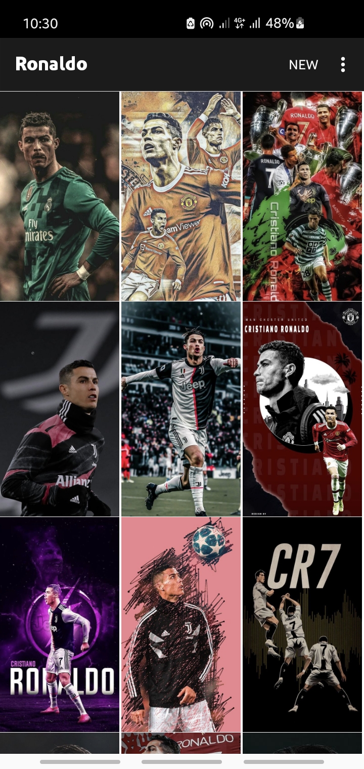 اسکرین شات 1 برنامه پس زمینه و تصاویر رونالدو HD| |2022