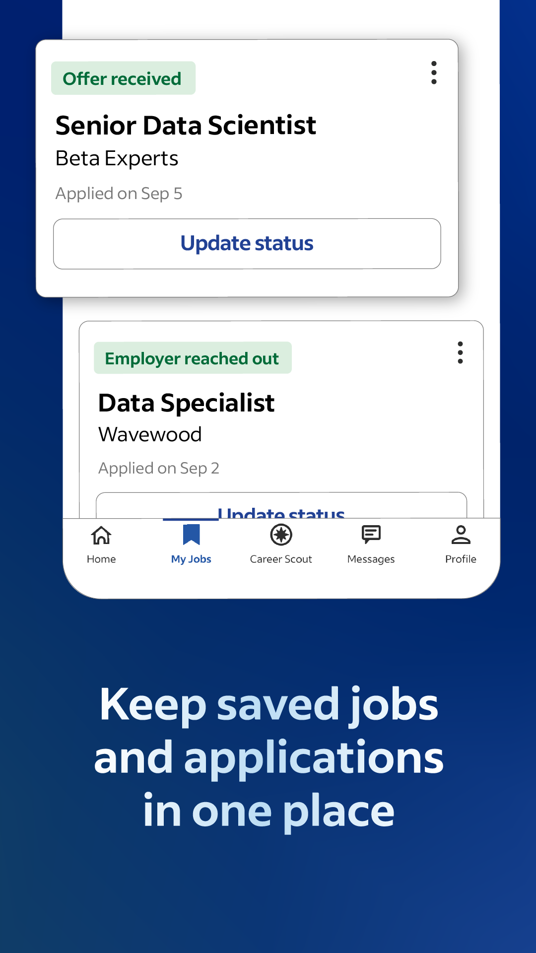 اسکرین شات 7 برنامه Indeed Job Search