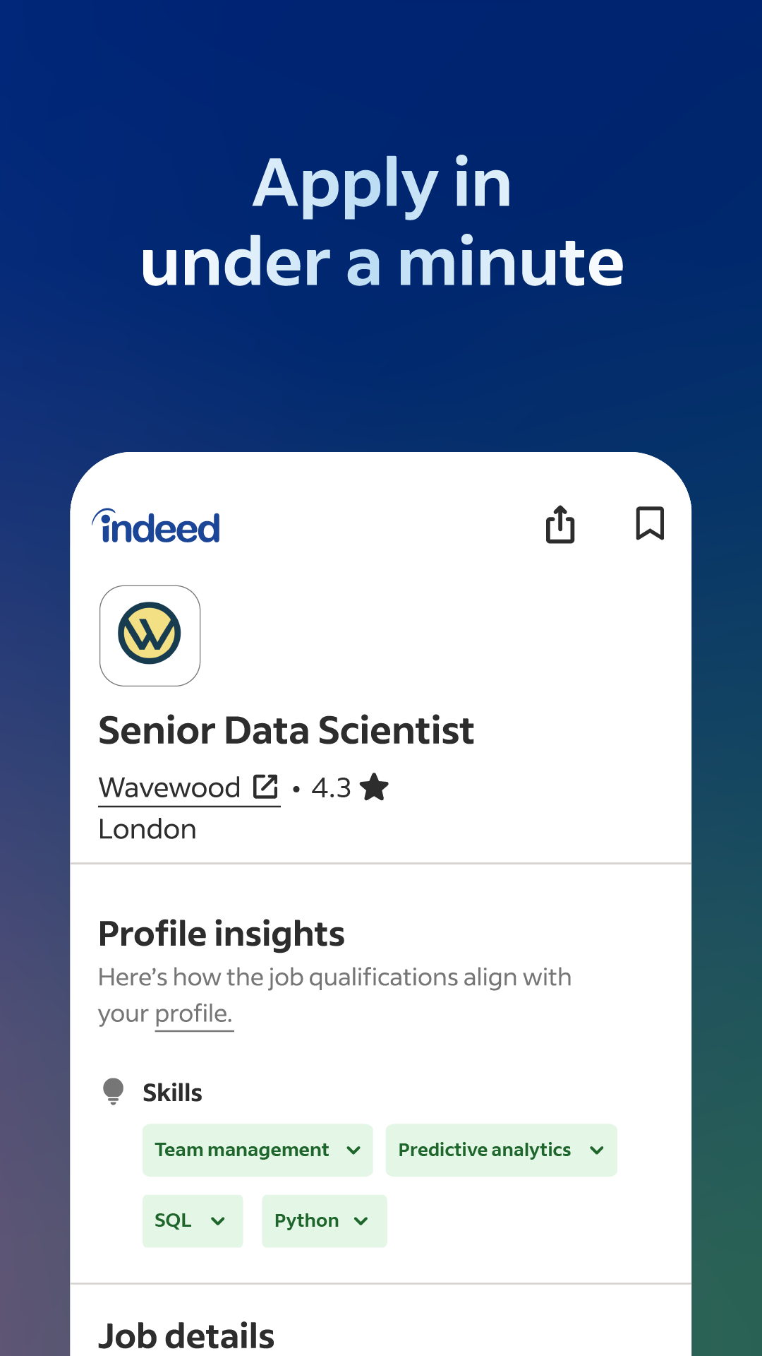 اسکرین شات 3 برنامه Indeed Job Search