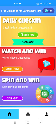 اسکرین شات 1 بازی Free Diamonds for Garena new fire