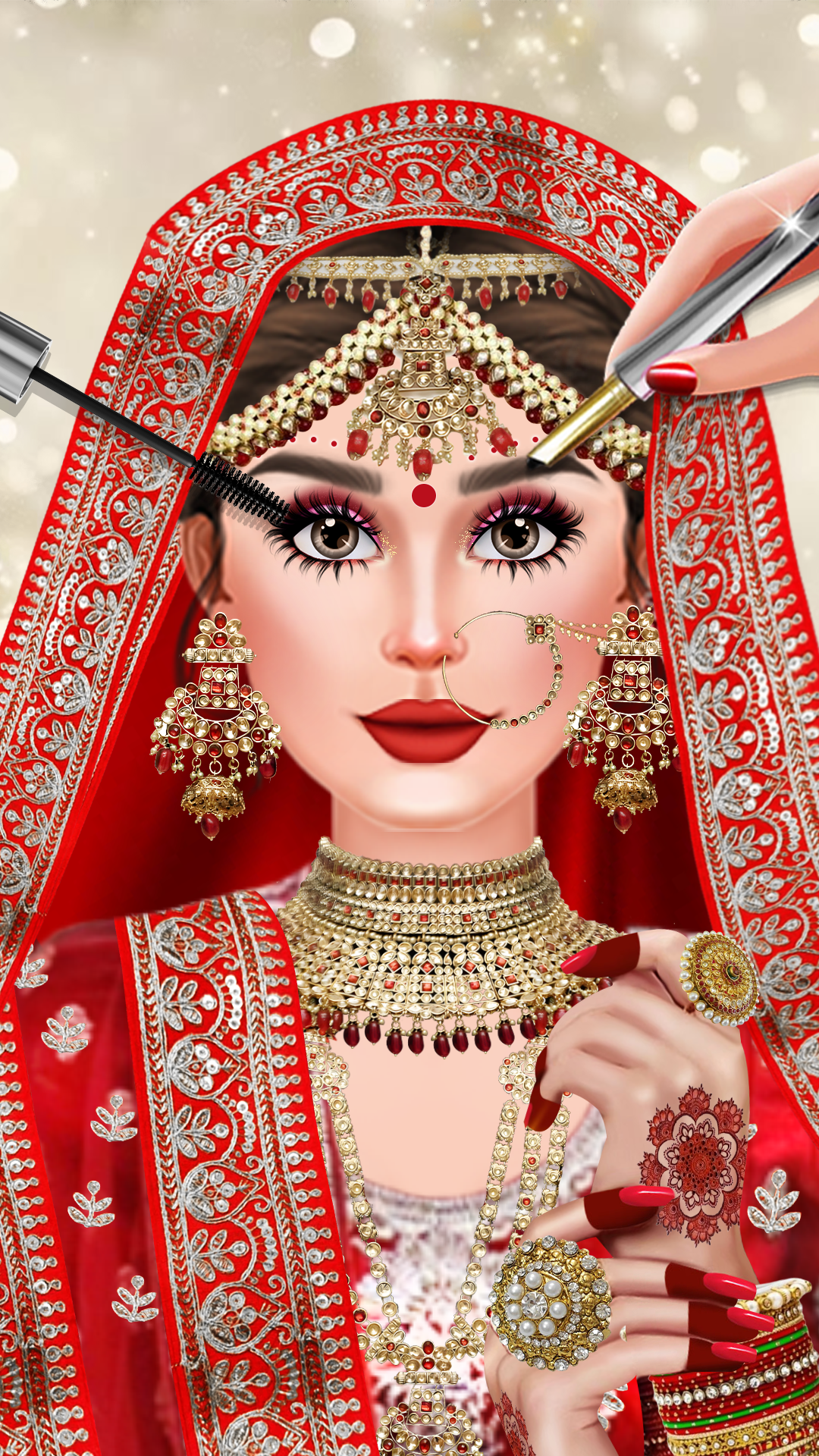 اسکرین شات 4 بازی Indian Wedding- Dress up Games