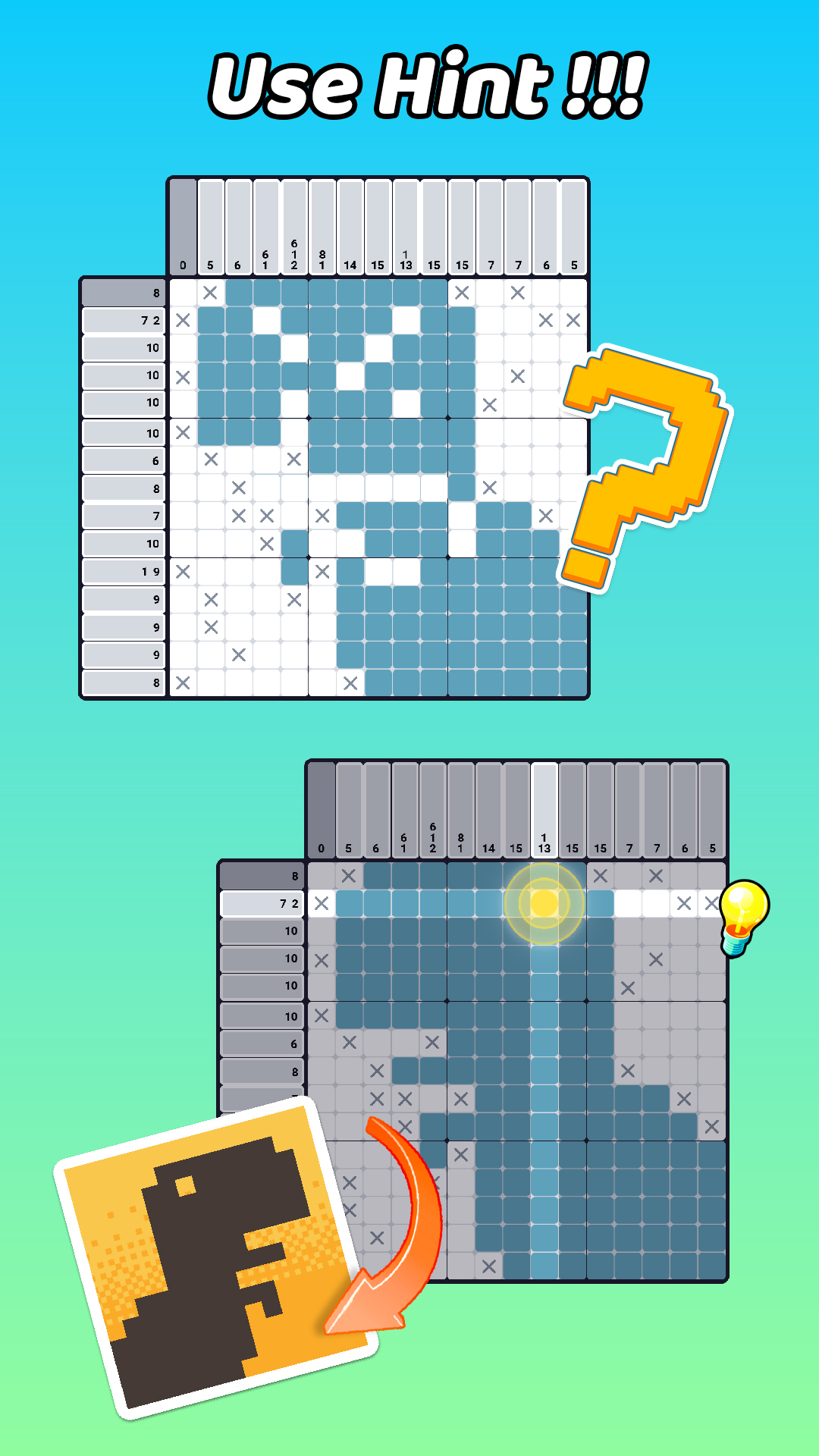 اسکرین شات 3 بازی Pixel Art: Logic Nonogram