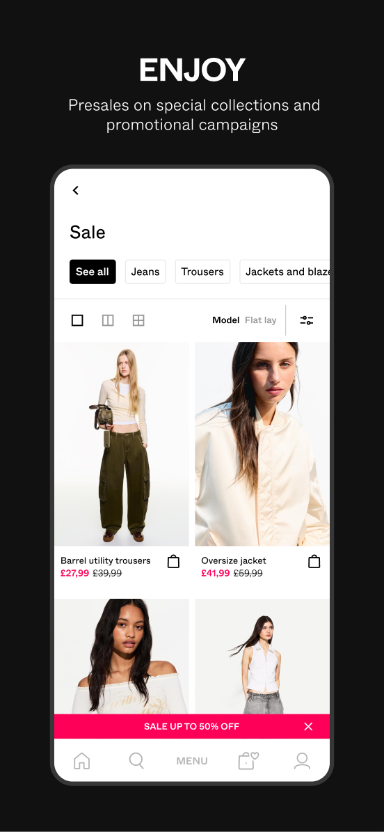 اسکرین شات 7 برنامه BERSHKA: Fashion & trends
