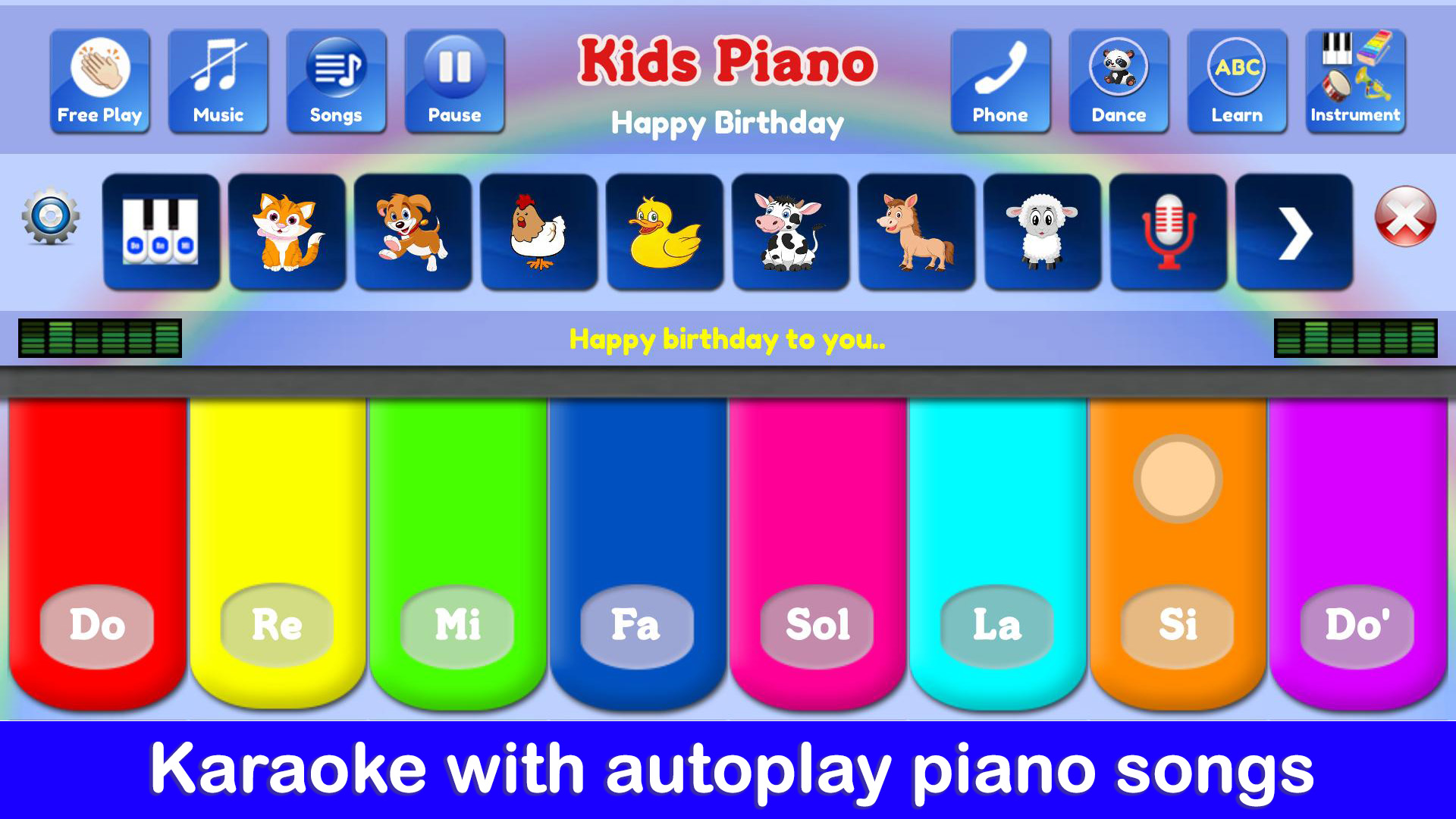 اسکرین شات 6 بازی Kids Piano Music & Songs