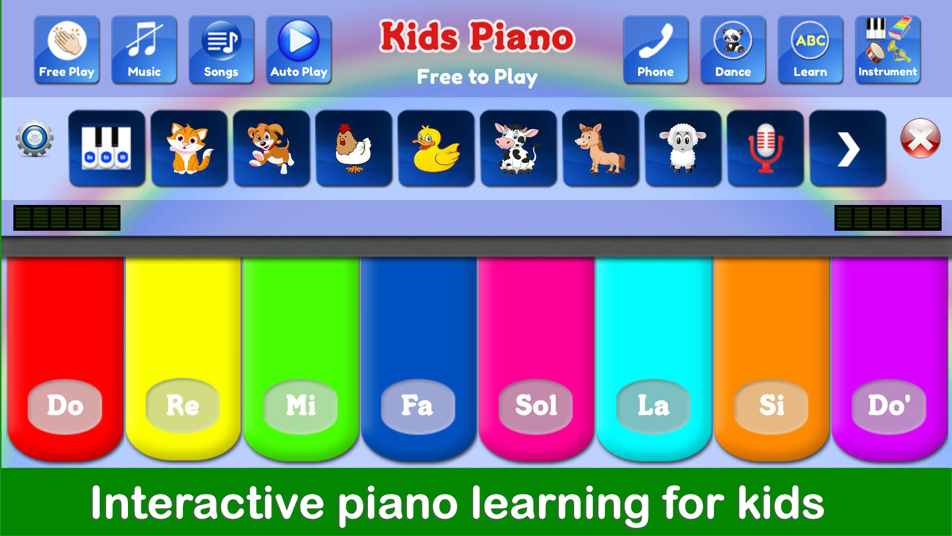 اسکرین شات 1 بازی Kids Piano Music & Songs