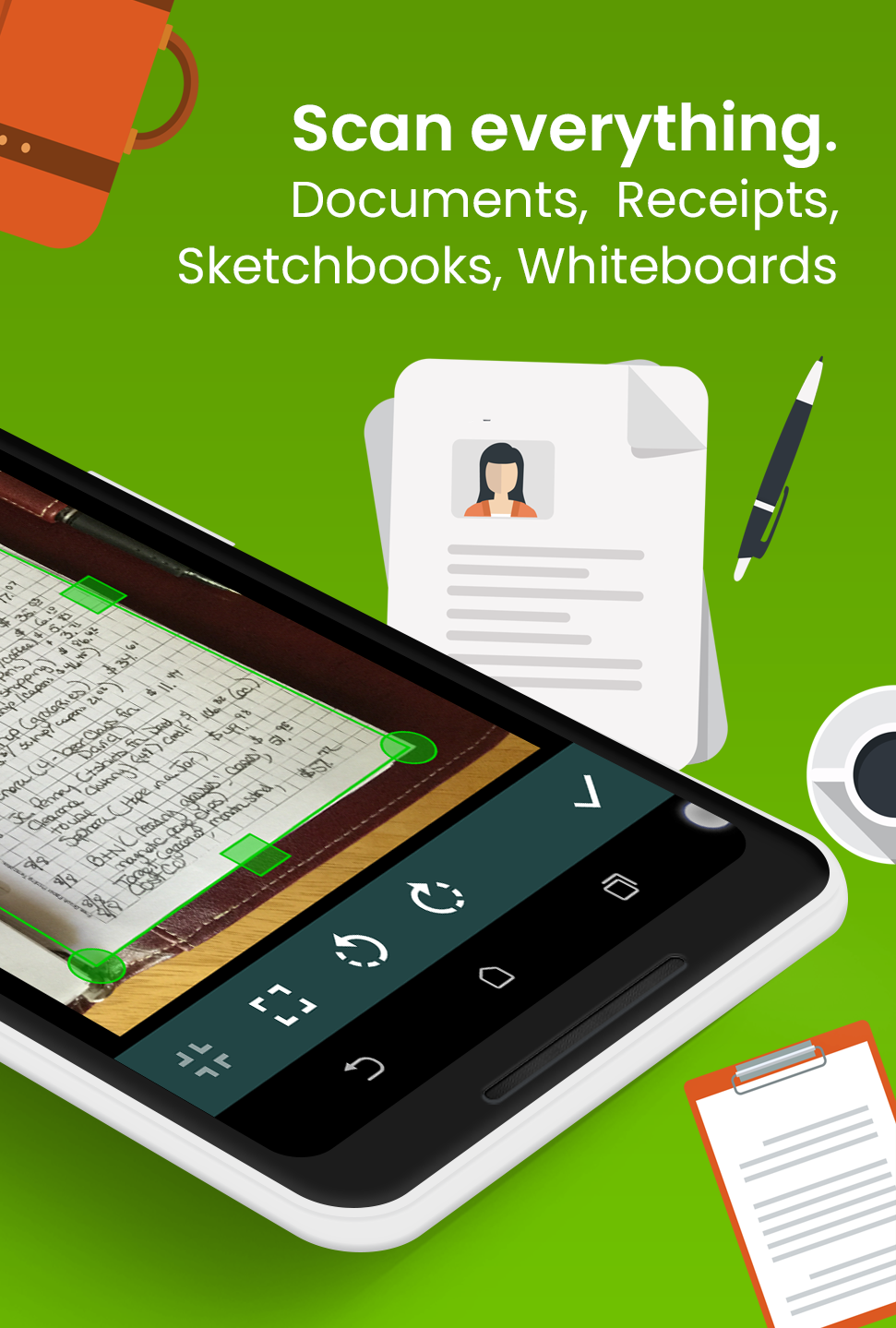 اسکرین شات 2 برنامه Clear Scan - PDF Scanner App