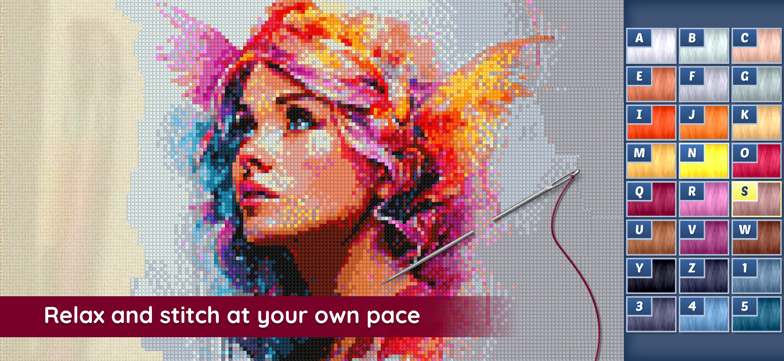 اسکرین شات 2 بازی Cross-Stitch World