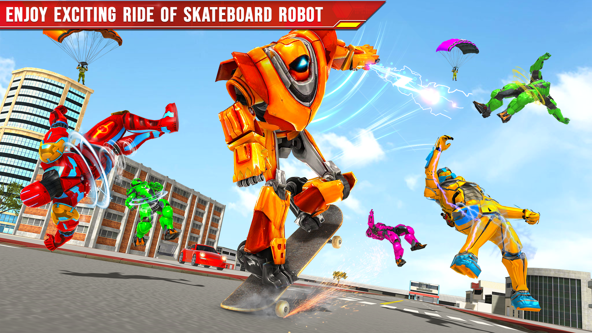 اسکرین شات 3 بازی Robot Car Transform Game