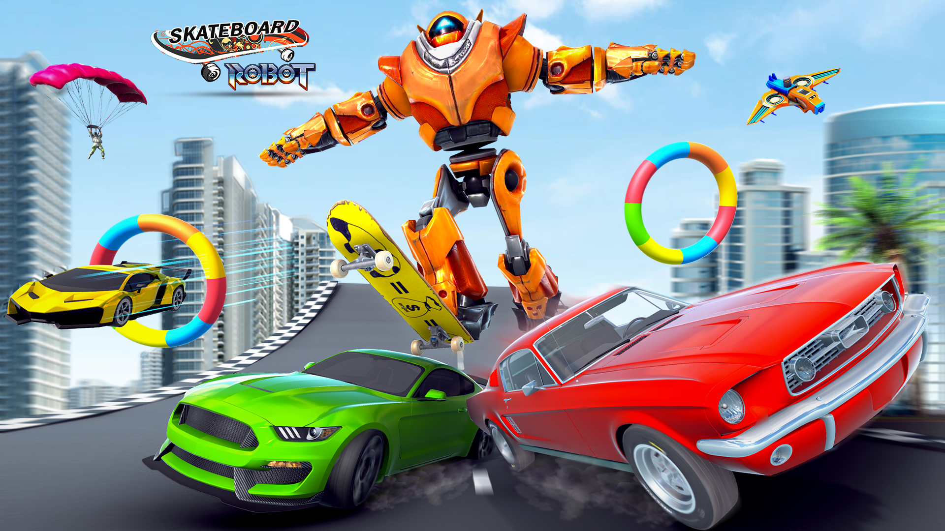 اسکرین شات 5 بازی Robot Car Transform Game