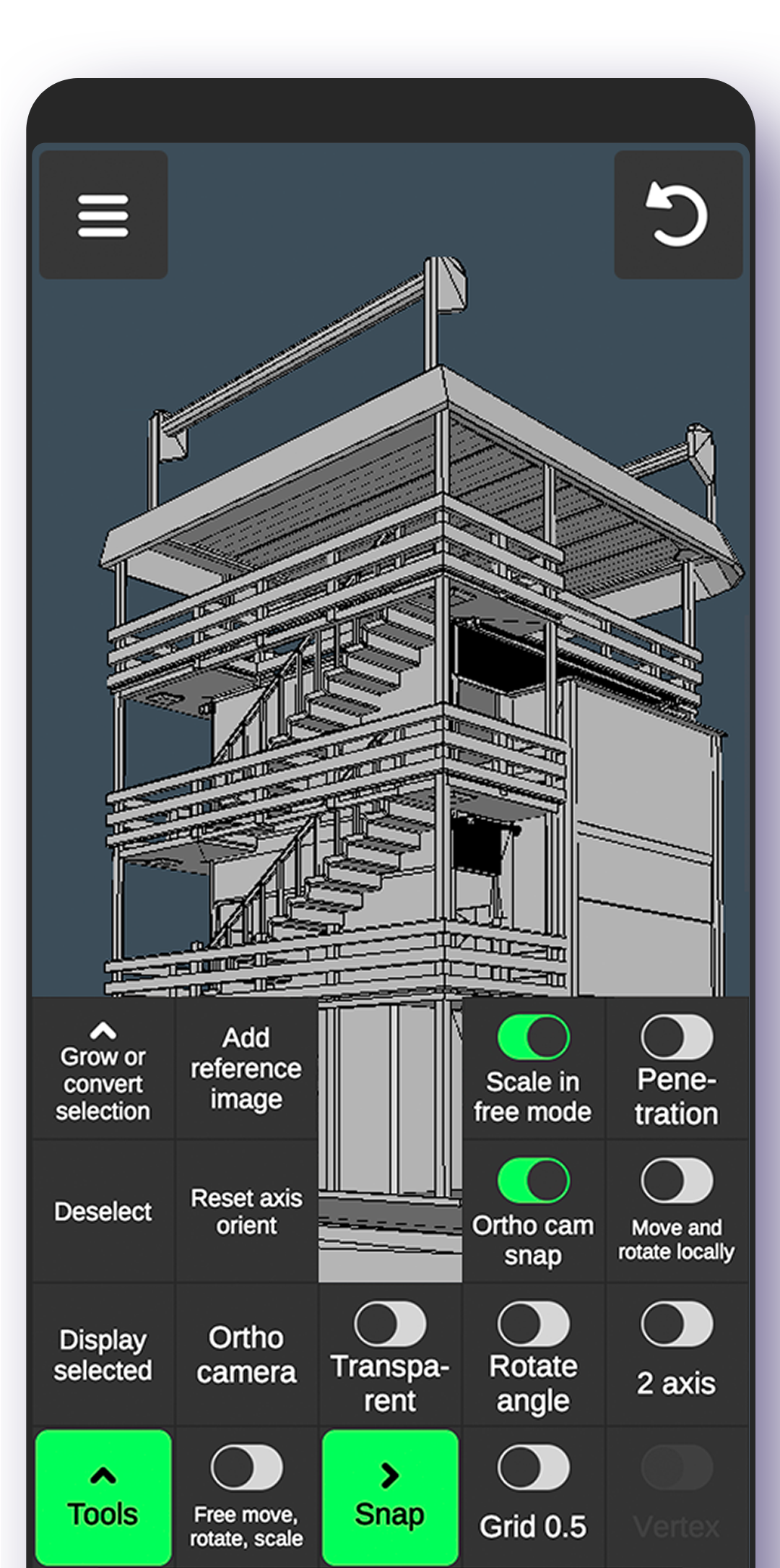 اسکرین شات 3 برنامه 3D Modeling App: Sculpt & Draw