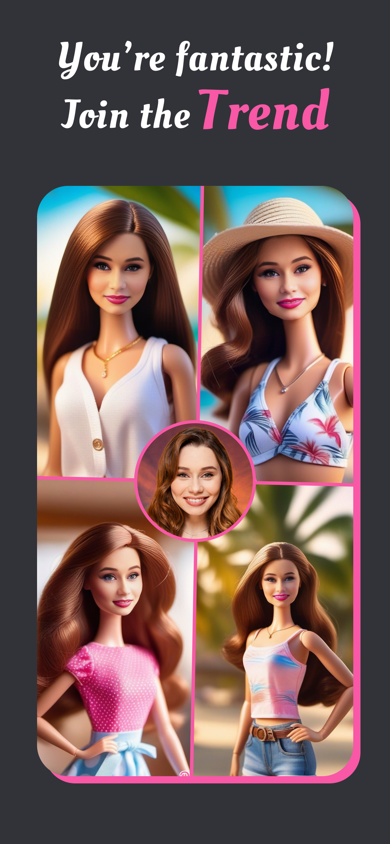 اسکرین شات 2 برنامه DollMe - Selfie generator