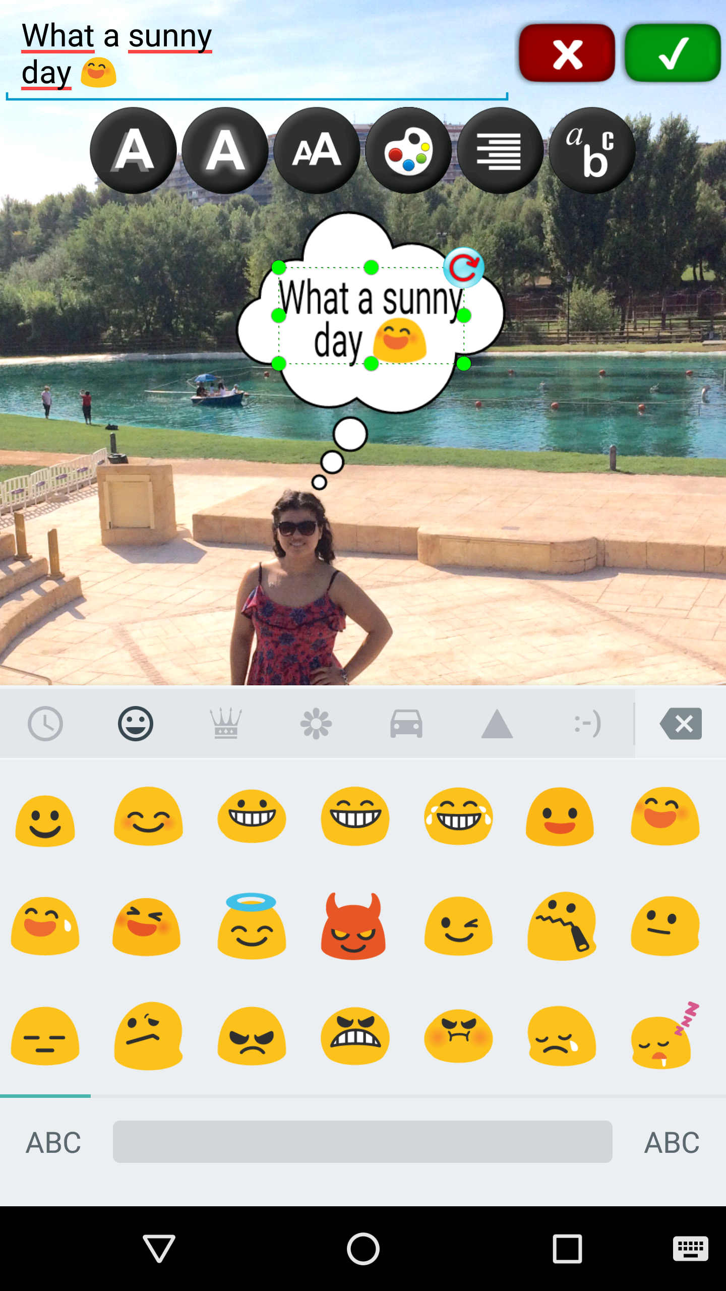 اسکرین شات 5 برنامه Add Text To Photo