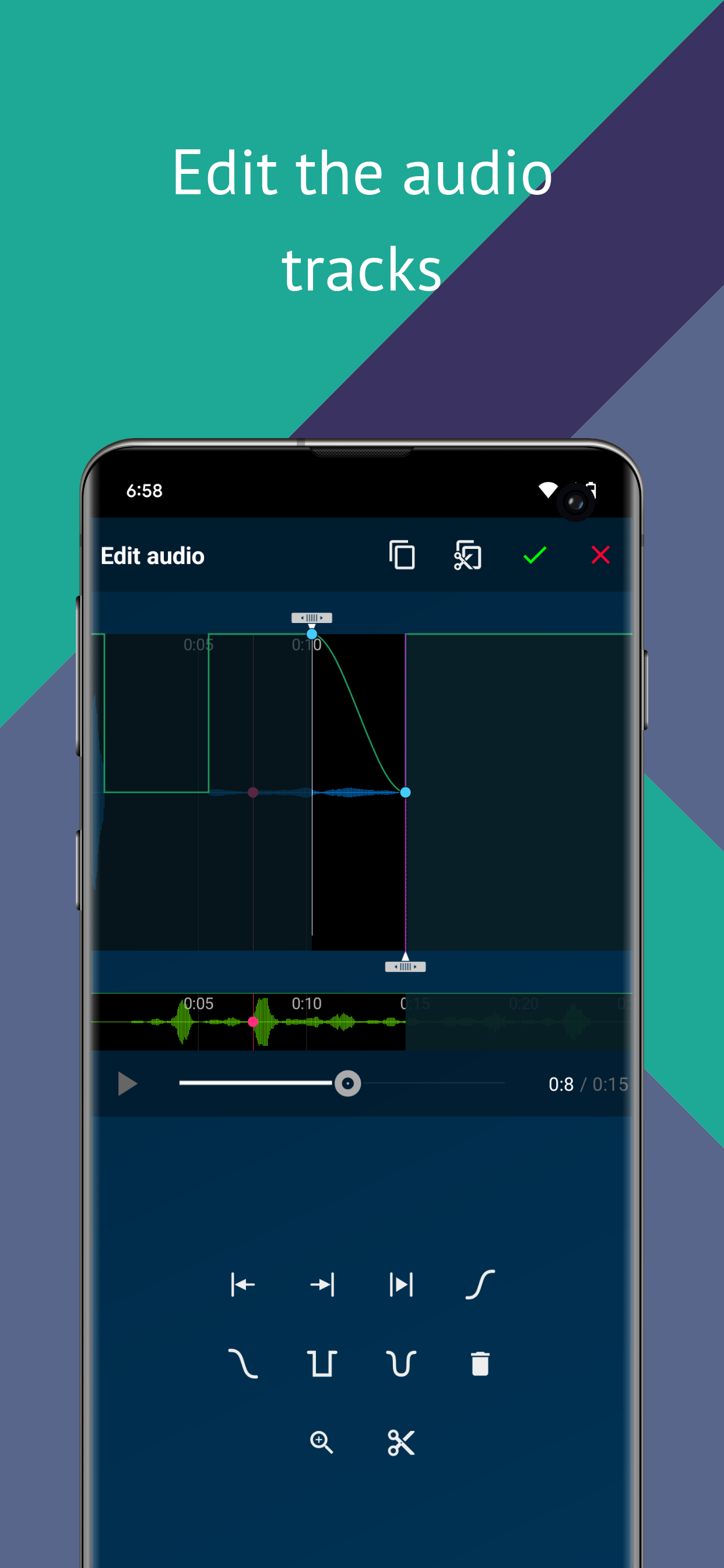 اسکرین شات 6 برنامه Change Background of Video