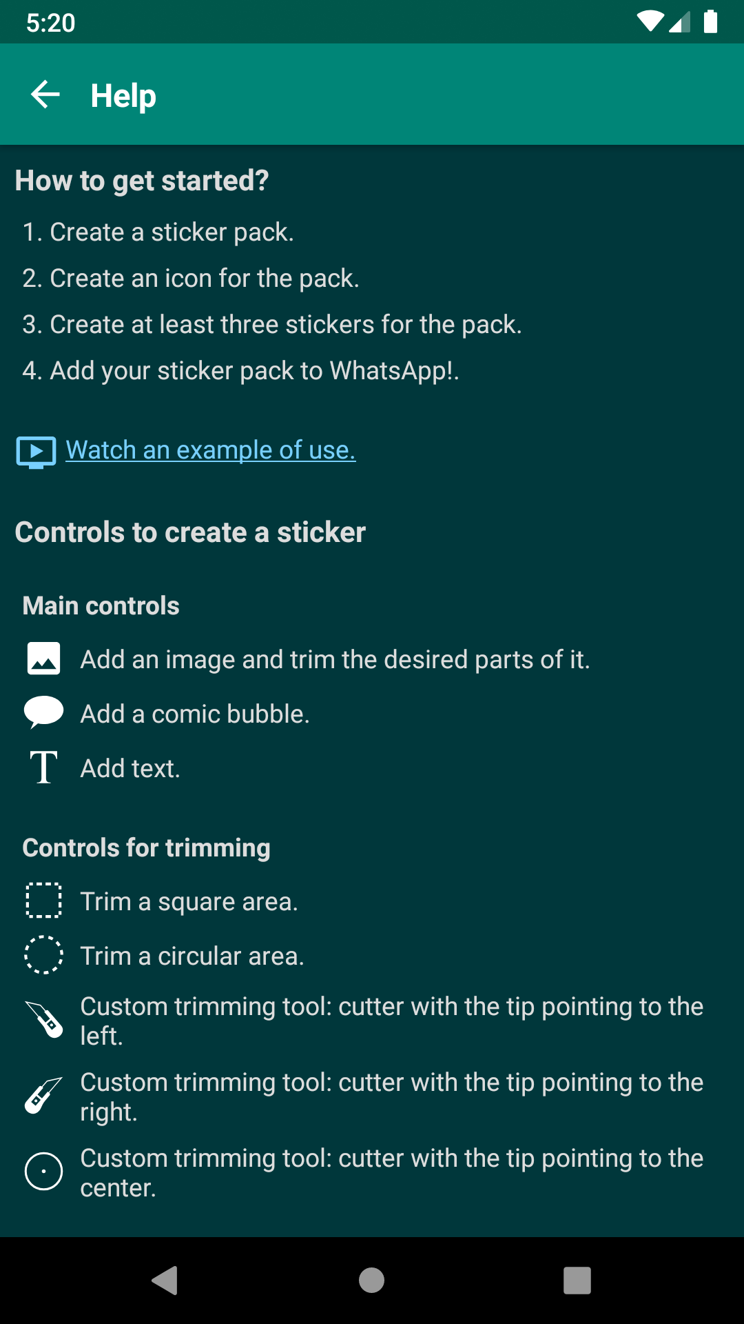 اسکرین شات 8 برنامه Photos To Stickers