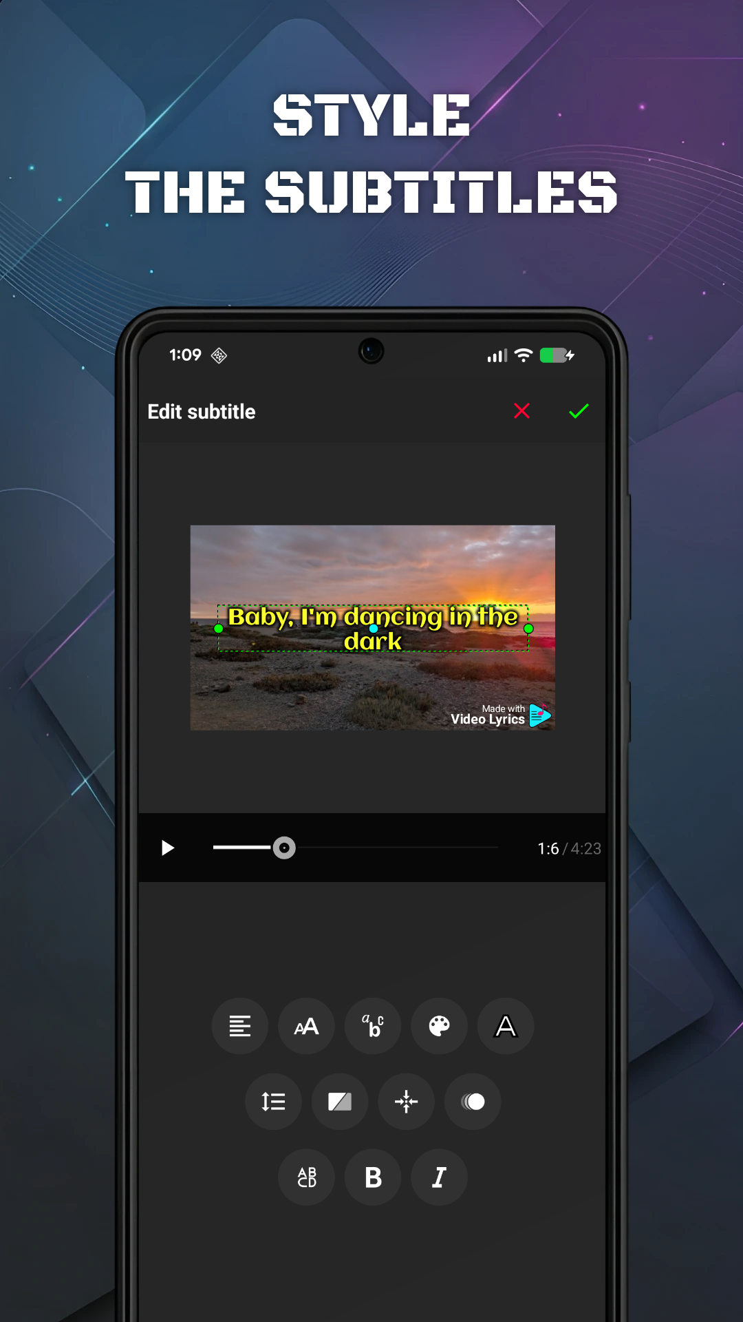 اسکرین شات 4 برنامه Video Lyrics