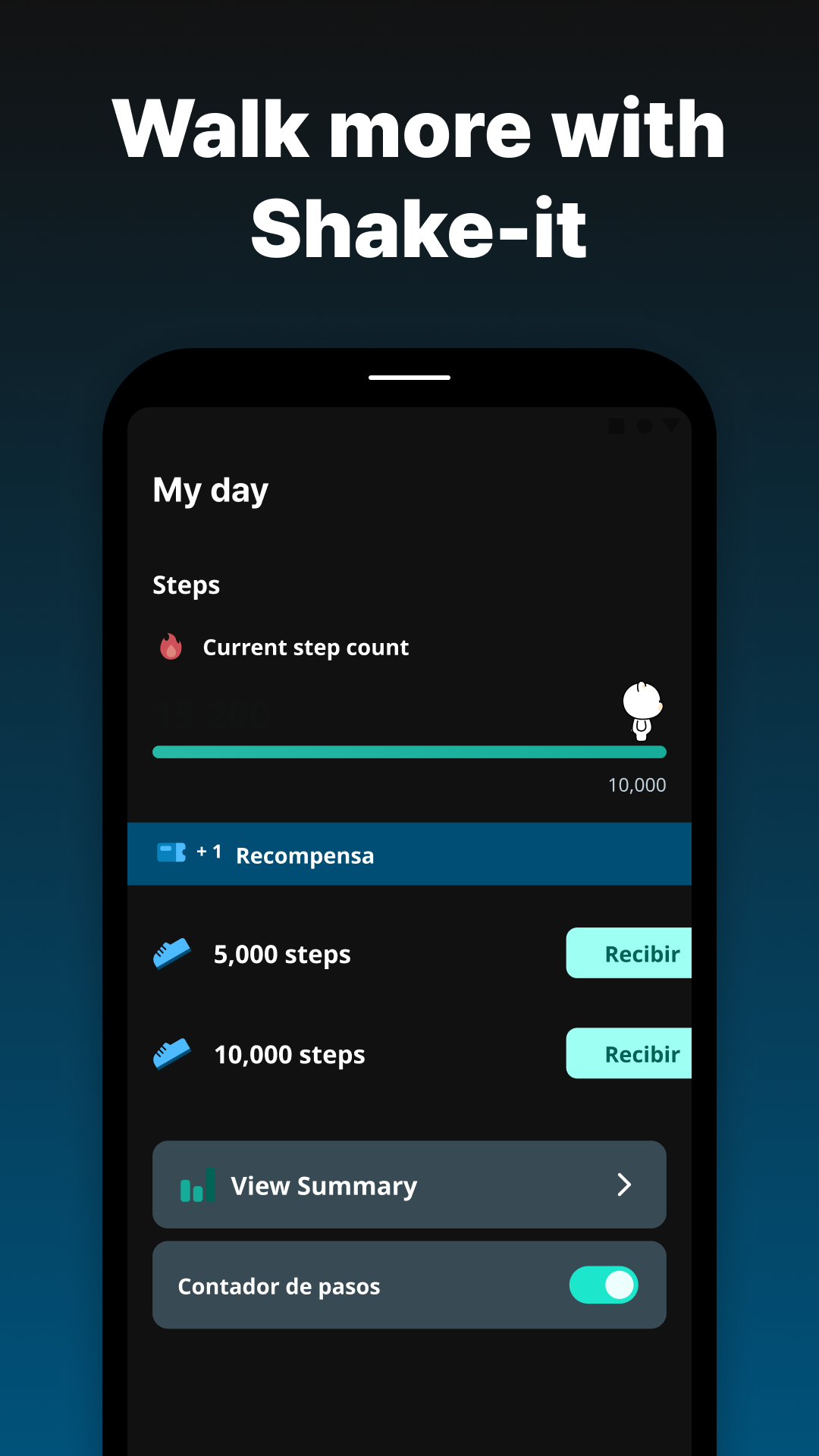 اسکرین شات 5 برنامه Shake it Alarm - Clock & Sleep