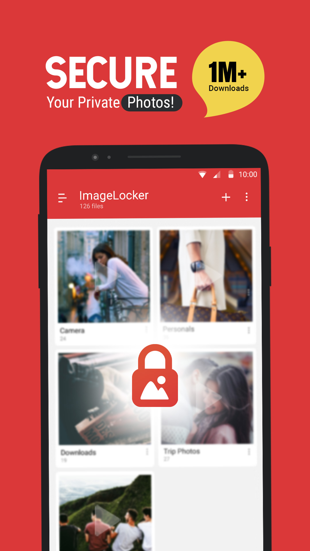 اسکرین شات 1 برنامه Image Locker - Hide photos