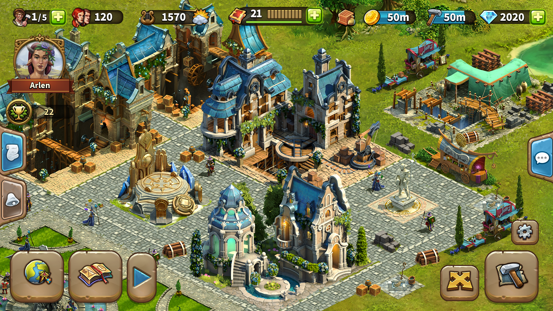 اسکرین شات 6 بازی Elvenar - Fantasy Kingdom