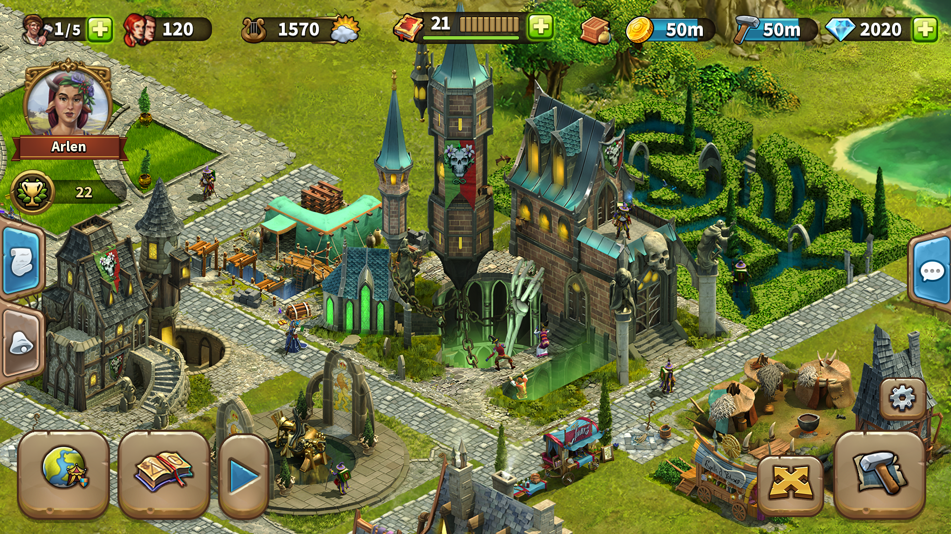 اسکرین شات 8 بازی Elvenar - Fantasy Kingdom