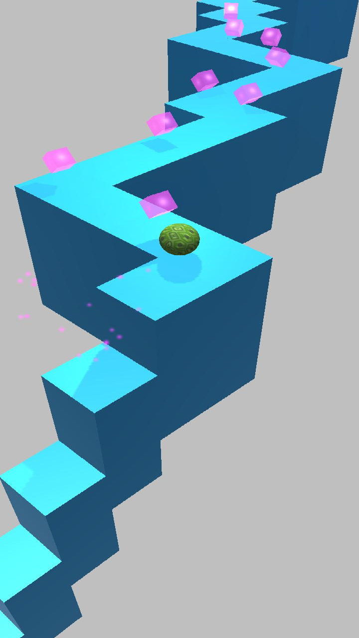 اسکرین شات 1 بازی Rolling Balls -ZigZags game