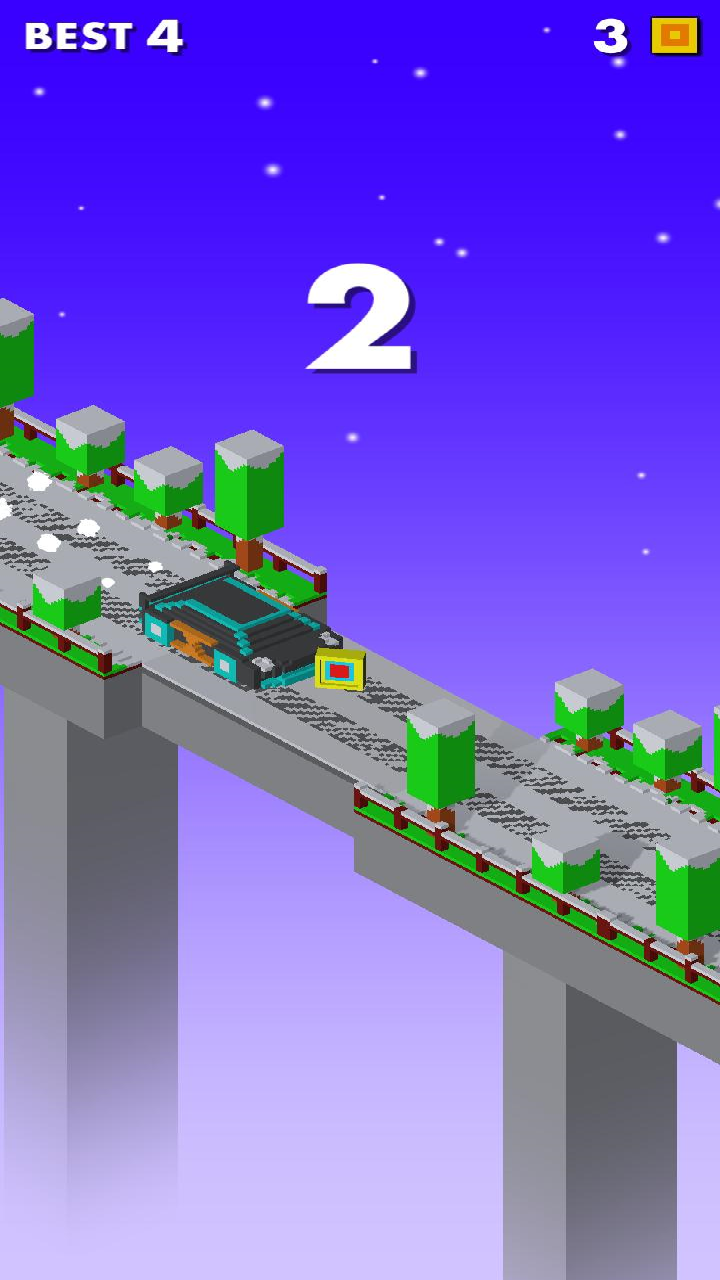 اسکرین شات 2 بازی Cross Bridge :Tap to Play game