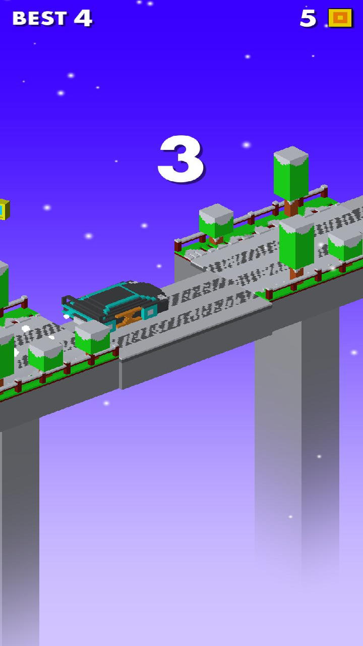 اسکرین شات 4 بازی Cross Bridge :Tap to Play game