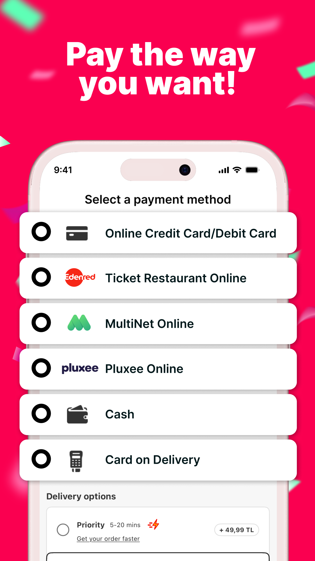 اسکرین شات 5 برنامه Yemeksepeti - Food & Grocery