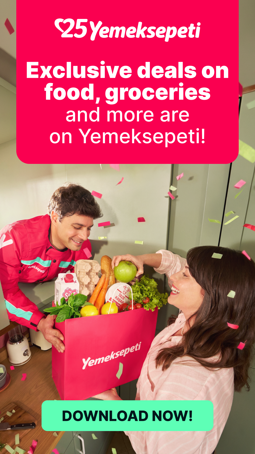 اسکرین شات 7 برنامه Yemeksepeti - Food & Grocery