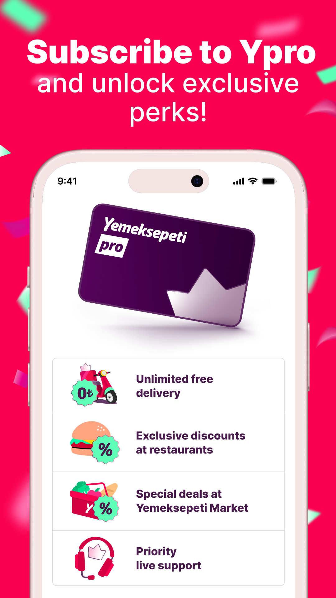 اسکرین شات 6 برنامه Yemeksepeti - Food & Grocery