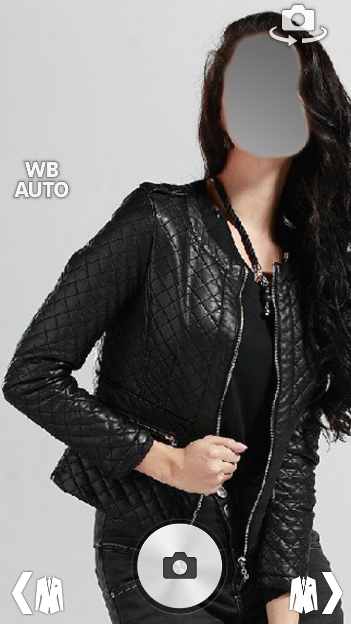 اسکرین شات 3 برنامه Girl Winter Coats Fleece Jacket photo montage